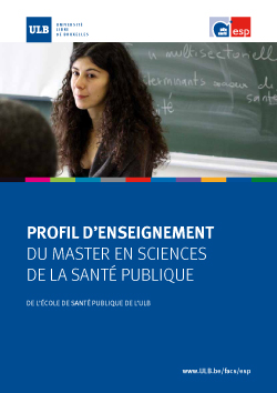 Profil d'enseignement du Master en Santé publique